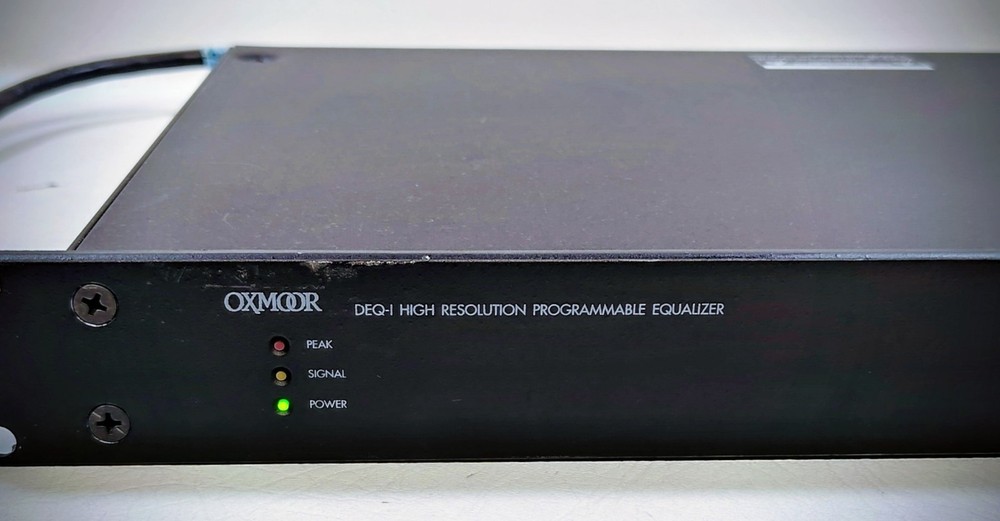 Oxmoor DEQ-1 High Resolution Programmable Equalizer w/Power Cord