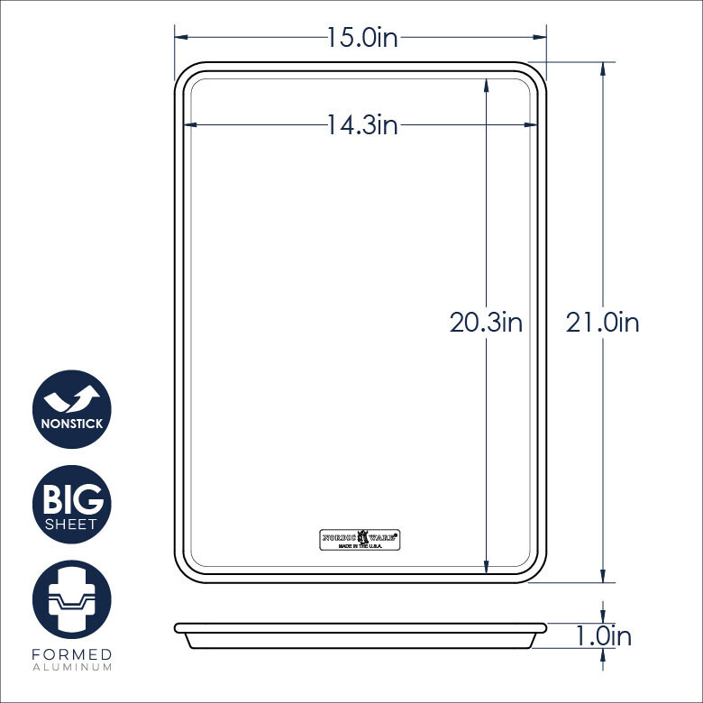 Nordic Ware Nonstick Big Sheet Baking Pan