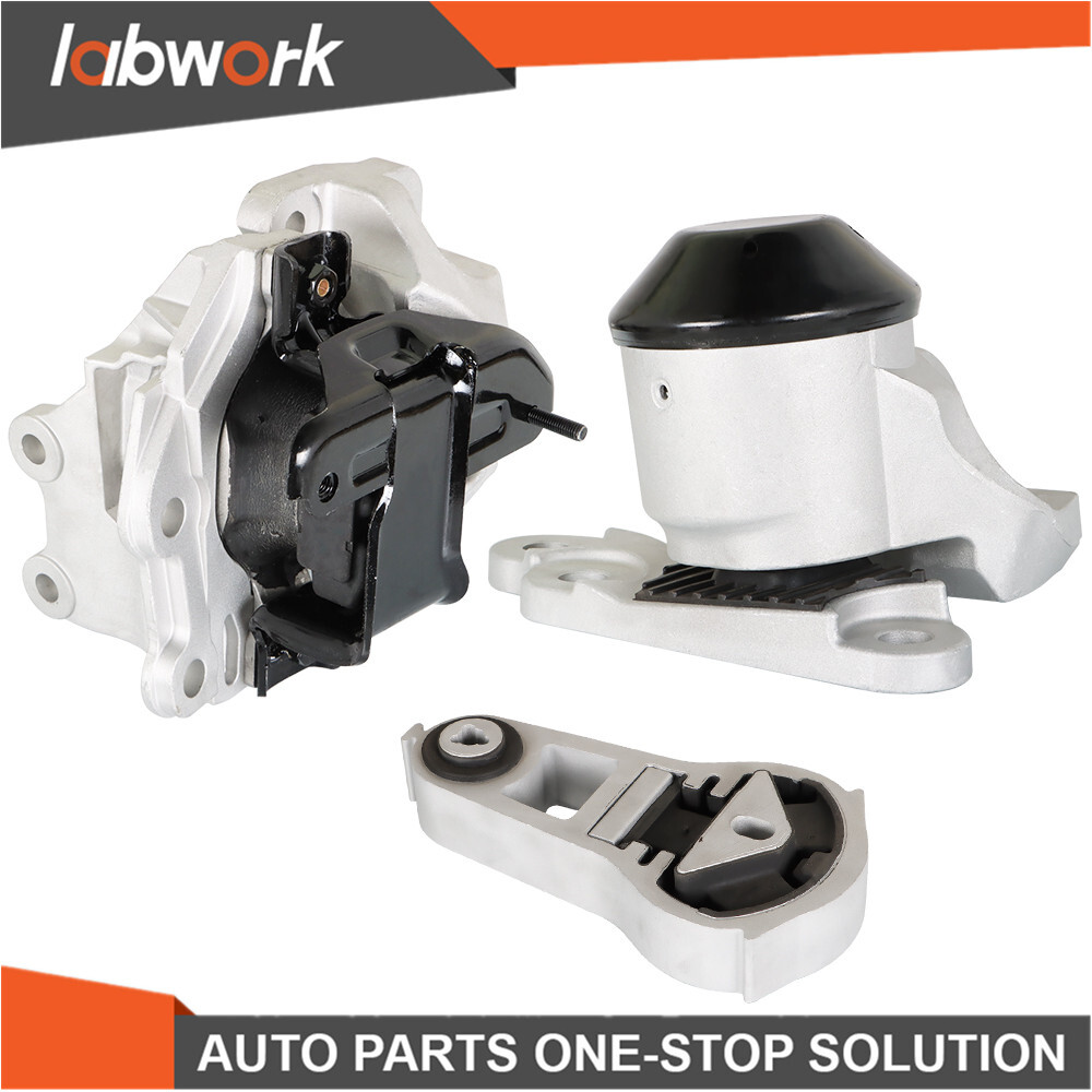 Labwork 3pc Motor Mount Kit For 11-15 Ford Explorer V6 3.5L Automatic Trans
