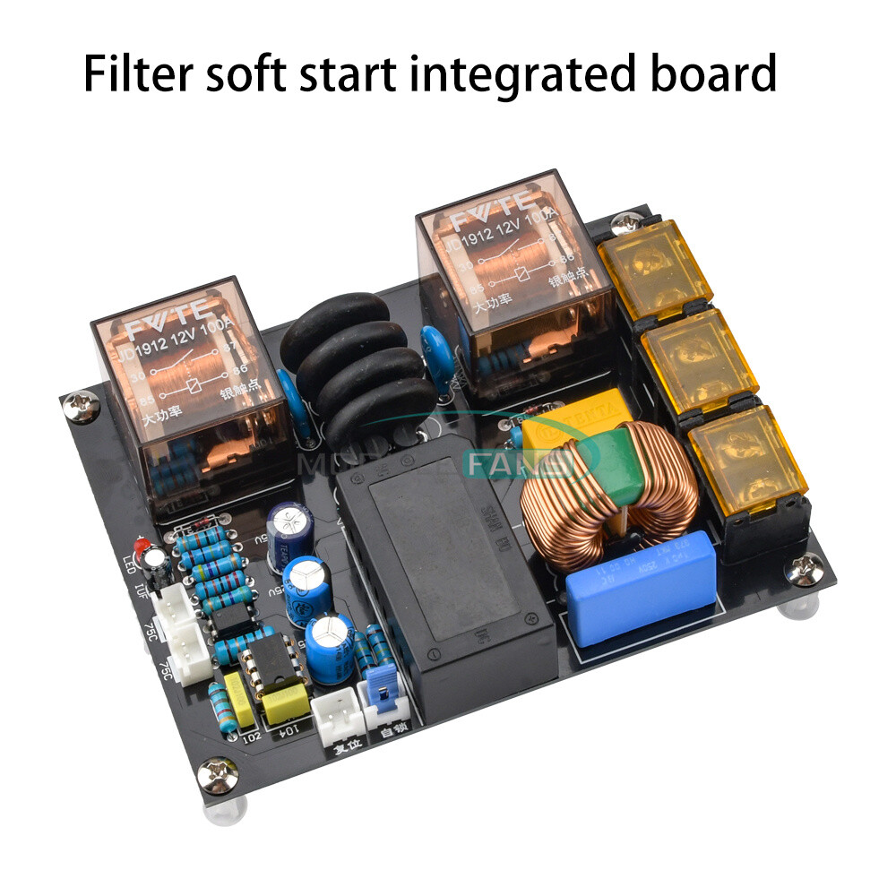 Filter Soft Start integrated Board Finished Board Power Amplifier EMI Power