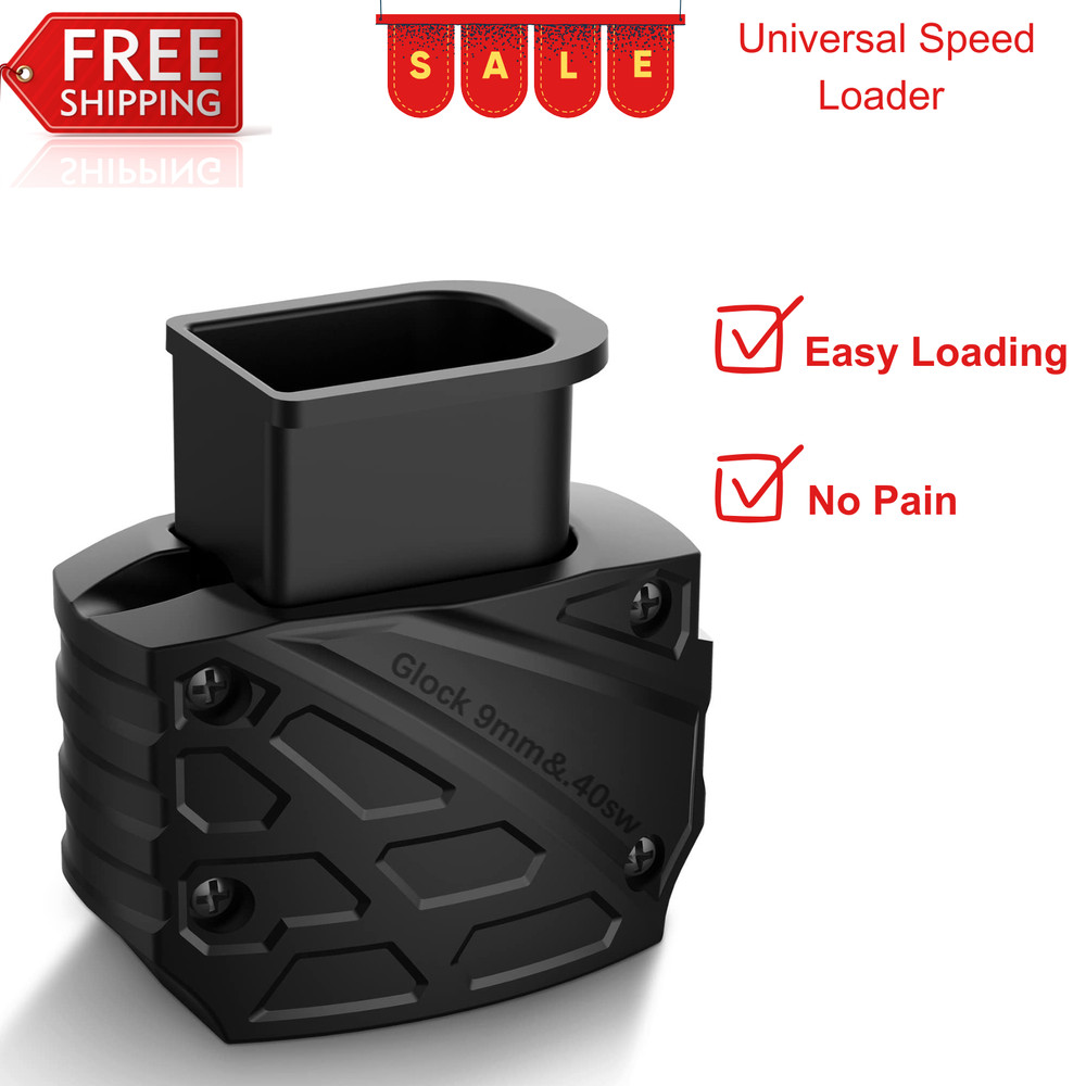 Universal Speed Loader for Glock 9mm/.40 - Easy & Durable Mag Loader Fits 17-47