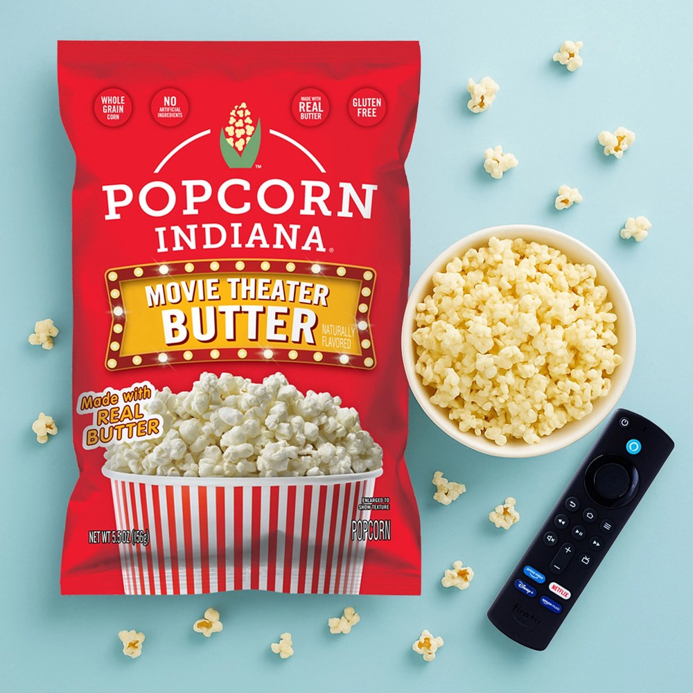 Original Crispy Crunch Popcorn Real Butter 55 oz 2 Pack