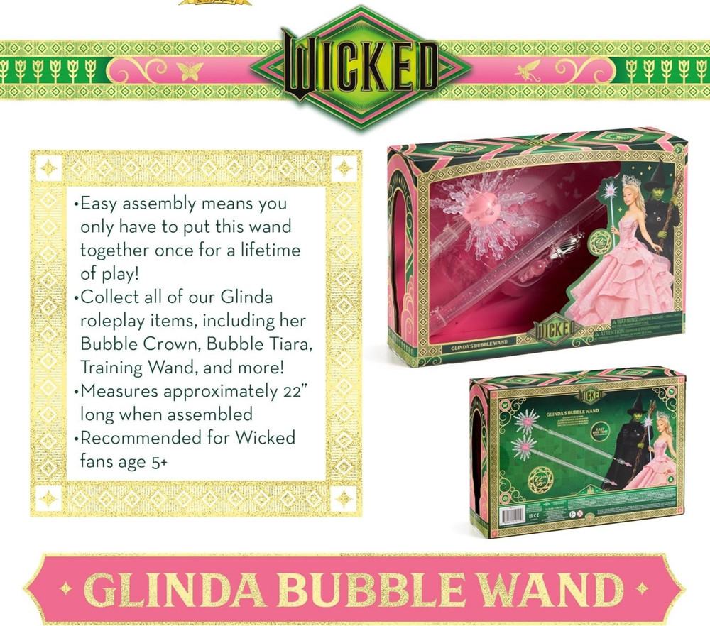 Wicked Glinda'S Bubble Wand