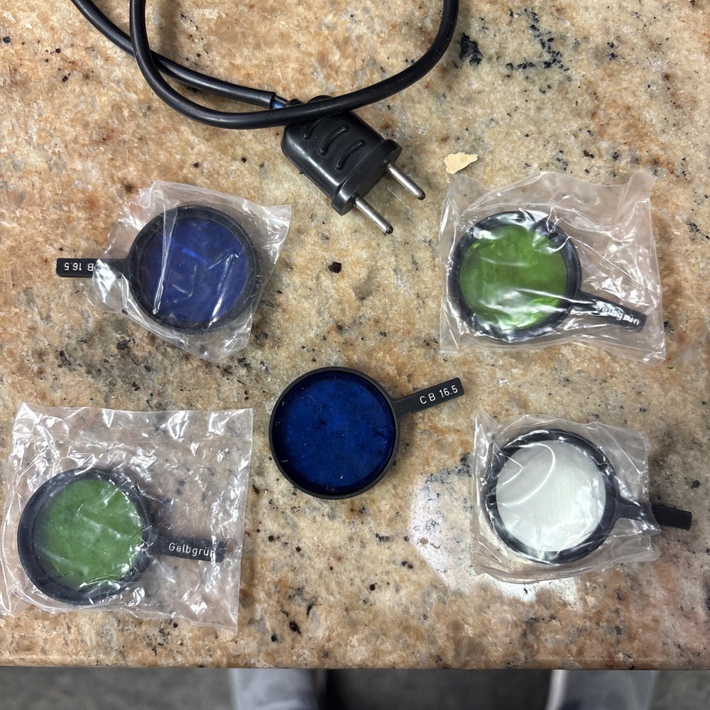 Ernst Leitz Wetzlar External Microscope Illuminator & Case No 2043