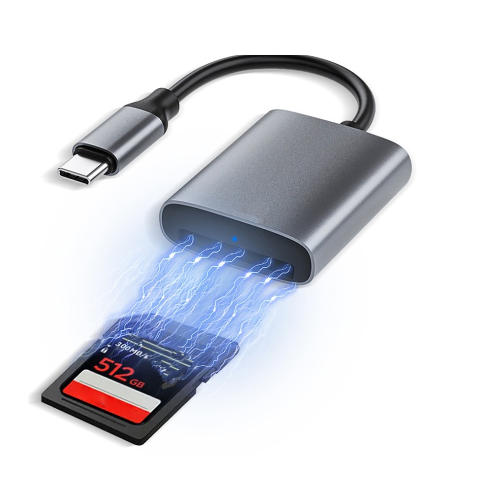 1Pcs UHS-II SD Cards Reader Type C USB 3.1 High Speed 4.0 SD Card Reader Adpter