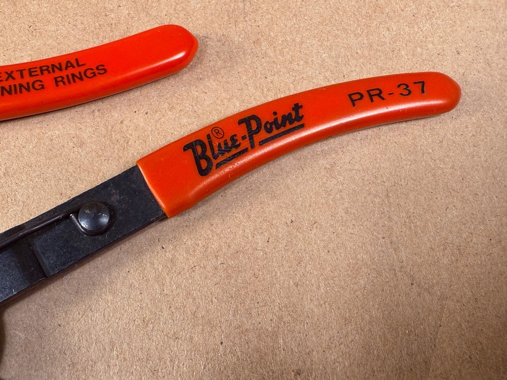 Blue Point PR-36 Retaining Ring Plier Kit Internal/External PR-37 PR-38