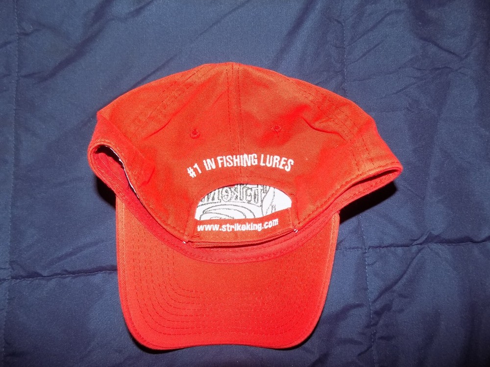 STRIKE KING FISHING HAT RED