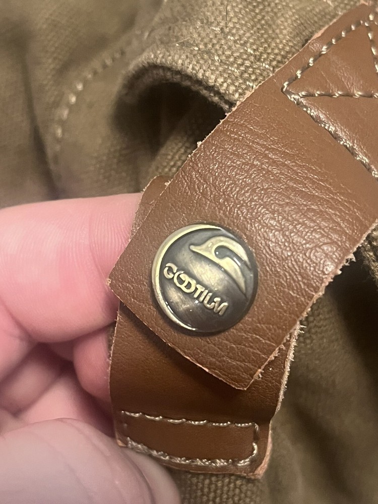Gootium Thick Canvas Cinch Rucksack Backpack
