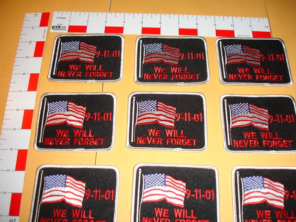 9-11 Remember 9-11 patch collection 12 patches in set