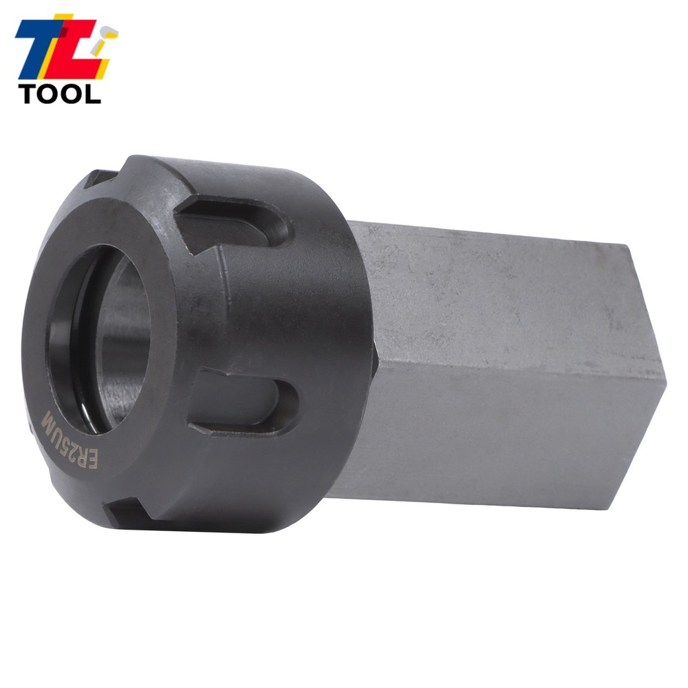Precision ER-25 Collet Block Set Hex and Square 2-Piece Combo