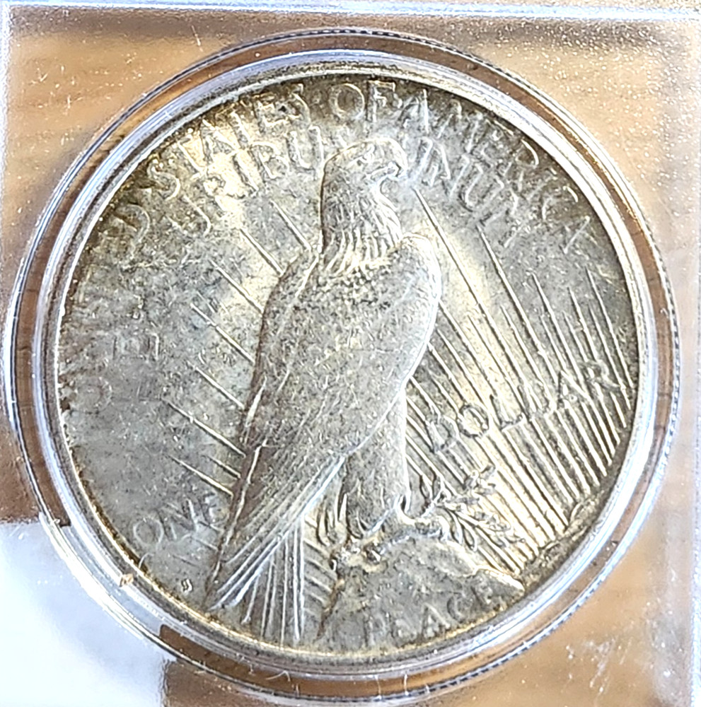 1923 S PEACE DOLLAR 90% SILVER #1