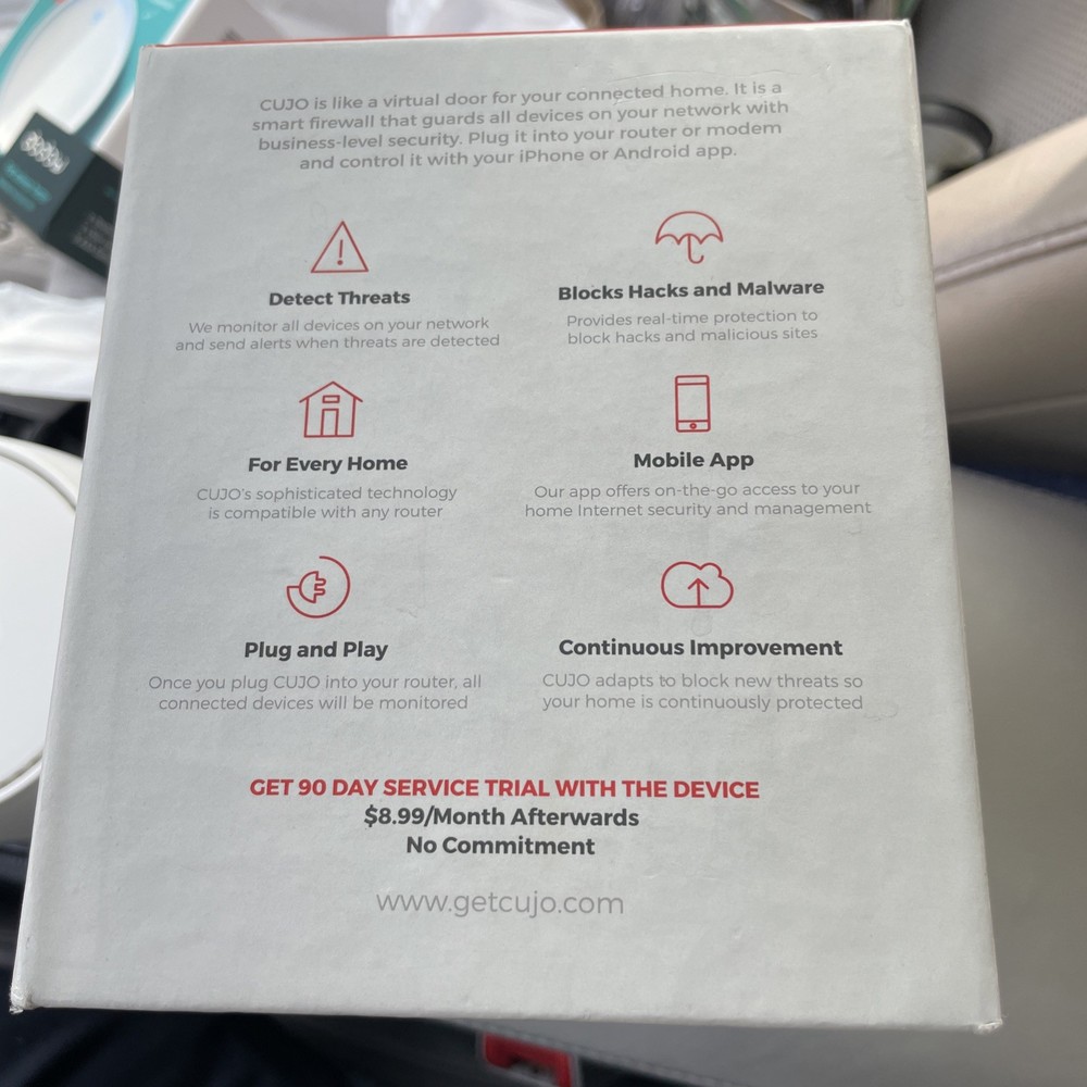 Cujo Smart Internet Security Hacking Virus Protection In Box