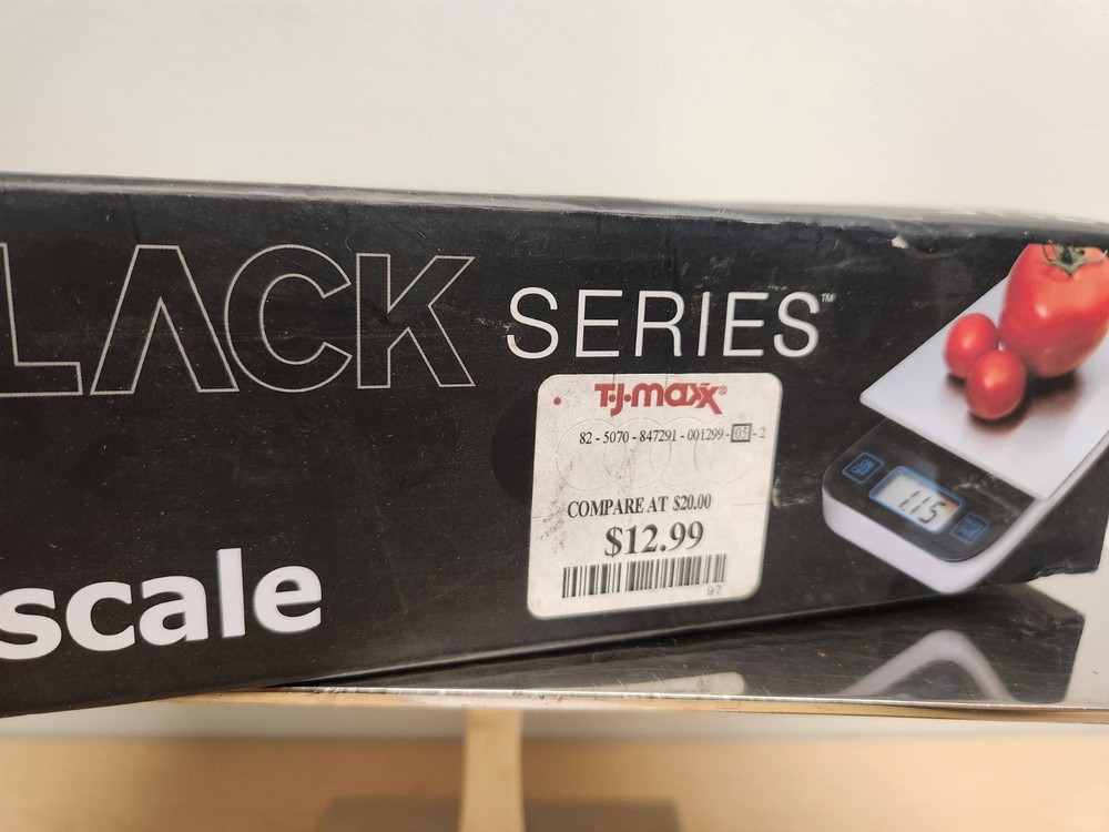 THE BLACK SERIES MERCHSOURCE SMALL DIGITAL FOOD SCALE