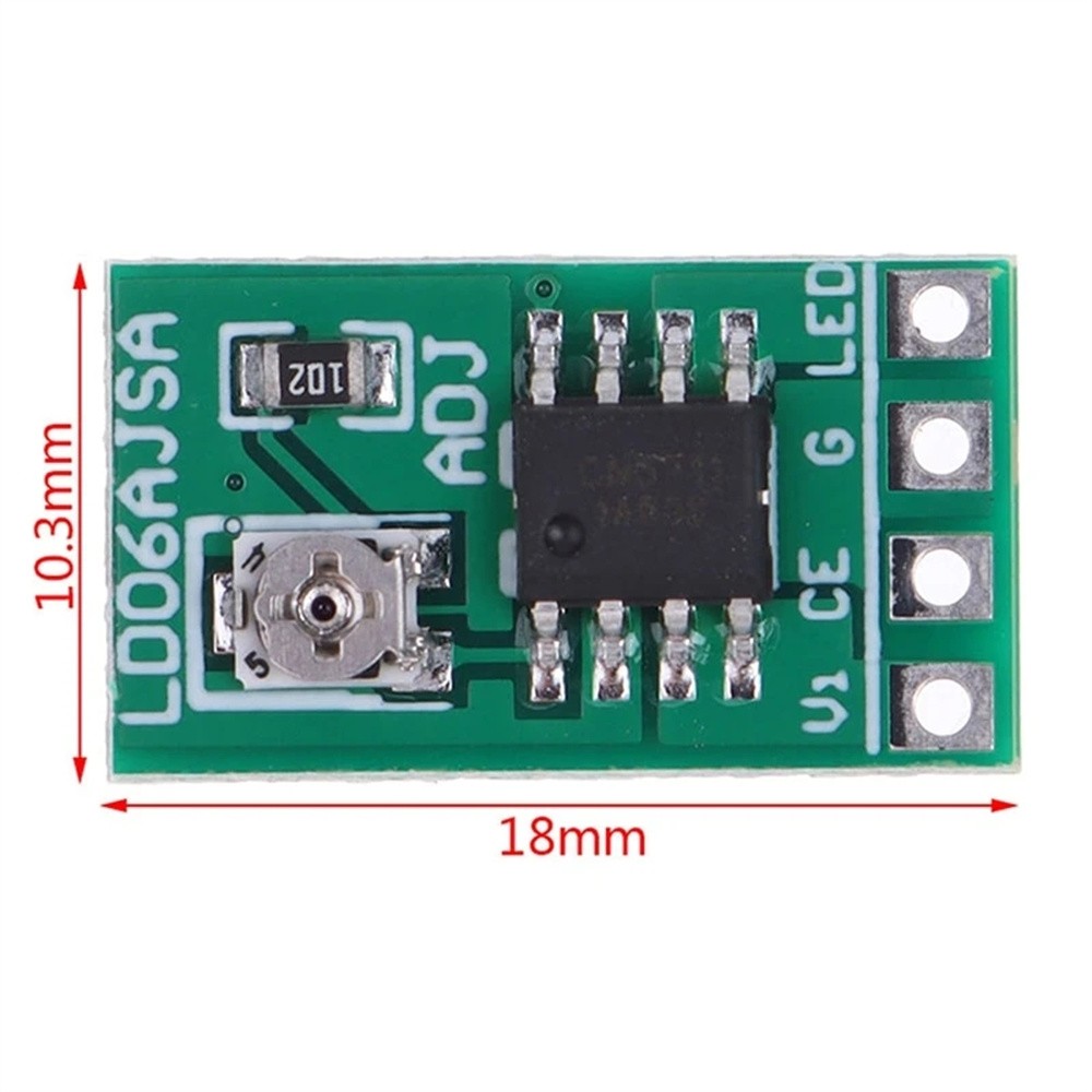 1PCS DC 3.3V 3.7V 5V LED Driver 30-1500MA Constant Current Adjustable Module PWM