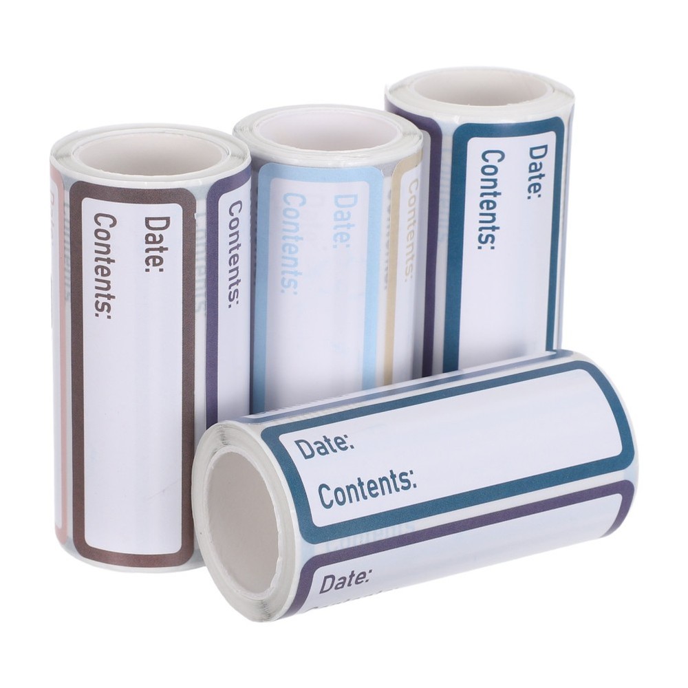 500 Pcs Kitchen Labeling Tags Freezer Food Labels Condiment Bottle