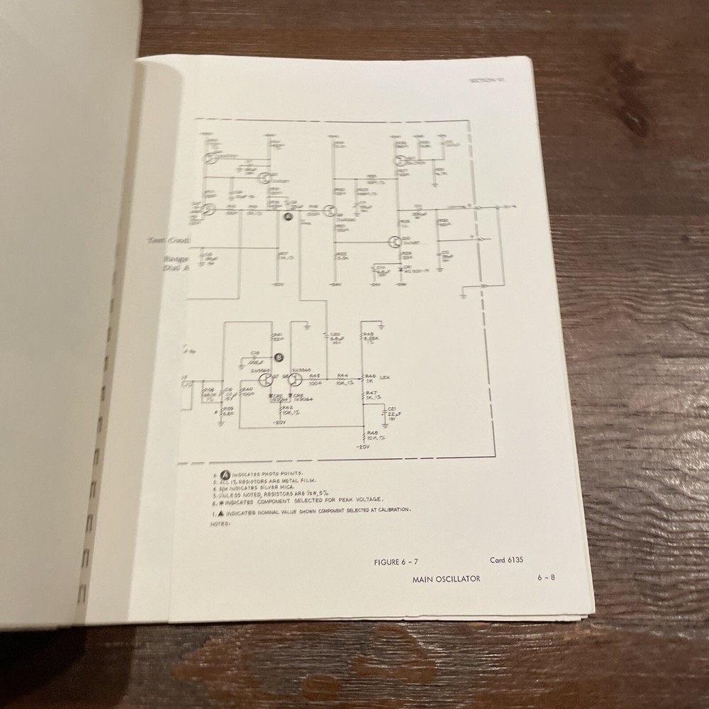 Data Measurements DMC Model 6100 Test Set Operating & Service Manual 1969