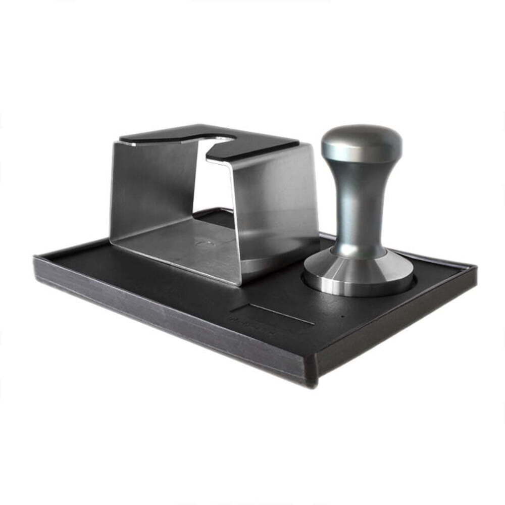 Tamper with Mat Portafilter Base Kit