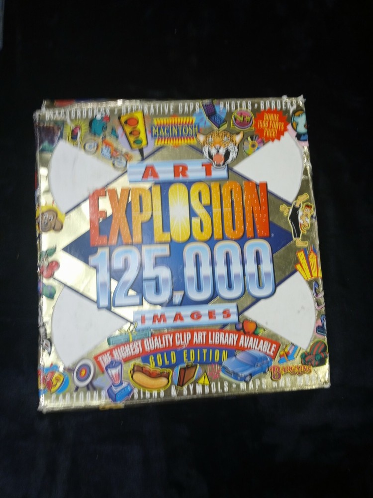 Art Explosion 125,000 Images McIntosh New Open Box