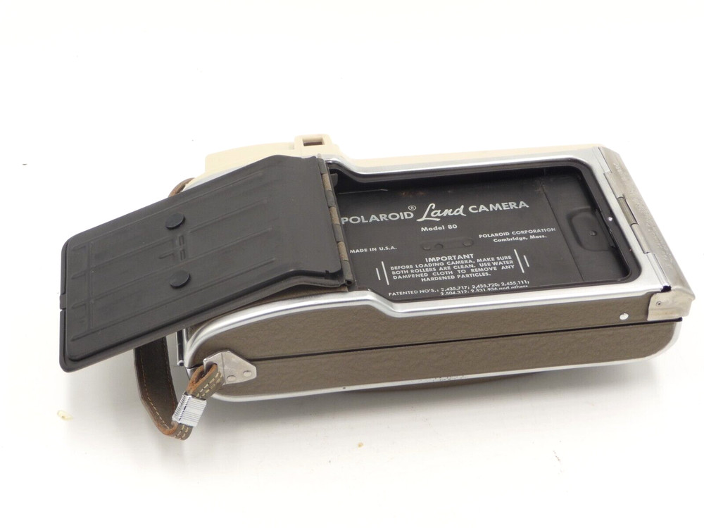 Polaroid Highlander Land Camera Model 80A with flash, light meter and case