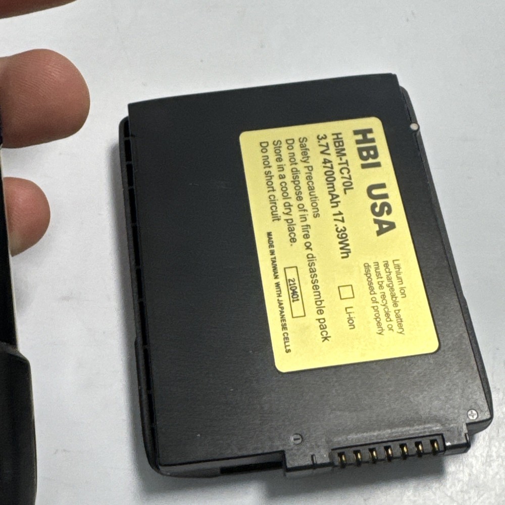 Zebra Symbol TC70 Handheld Touch Computer Scanner TC700H No Charger Untested