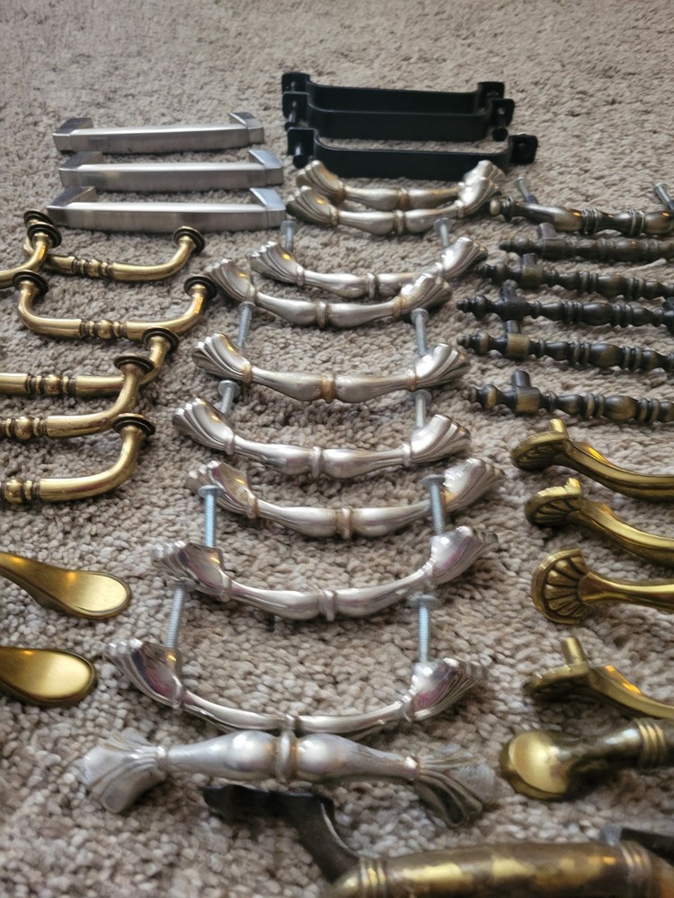 Random Vintage Drawer Pull Handles Cabinets Dresser