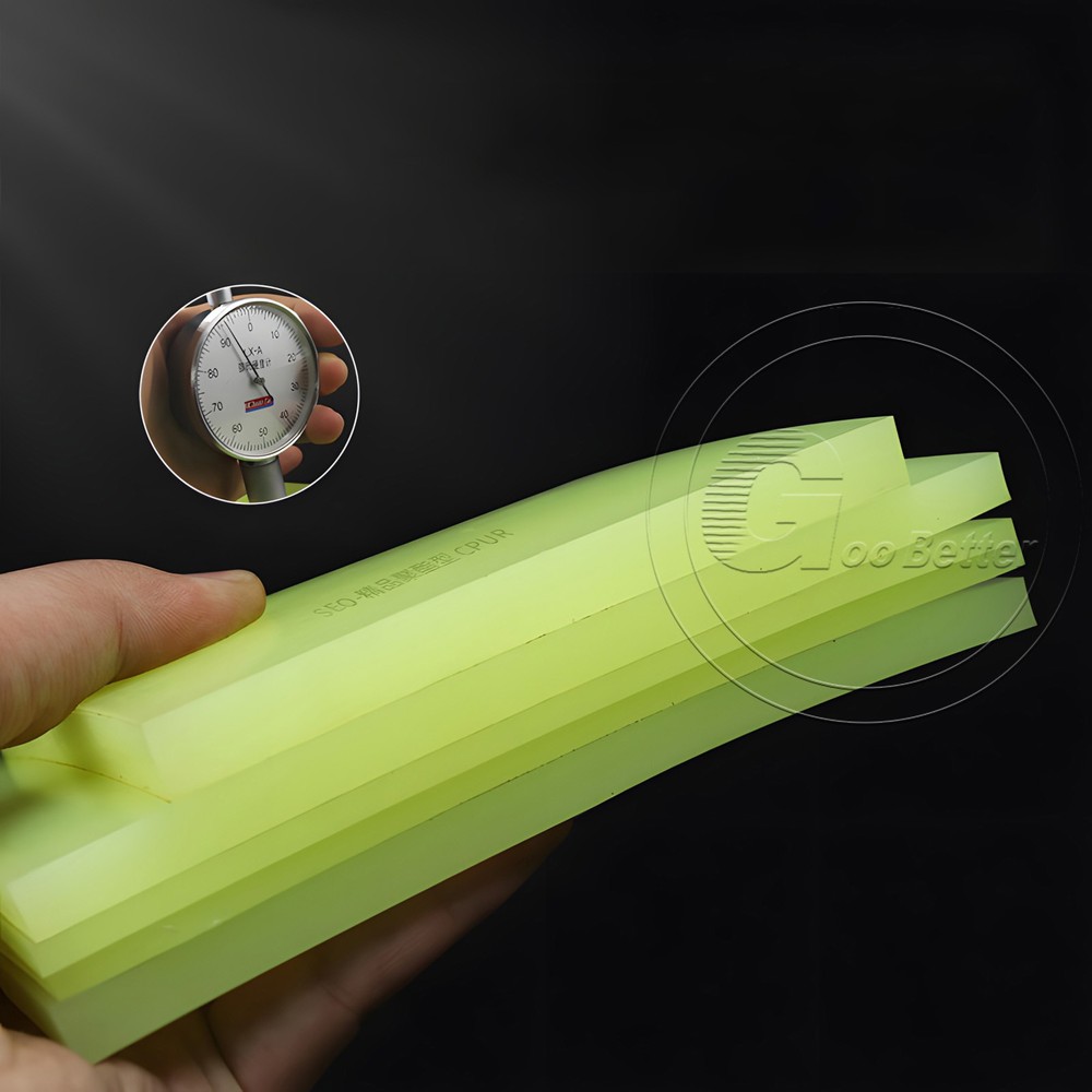 90A Polyurethane Roll Sheet PU Rubber Board Elastic Damping Cushion Thick 2-30mm