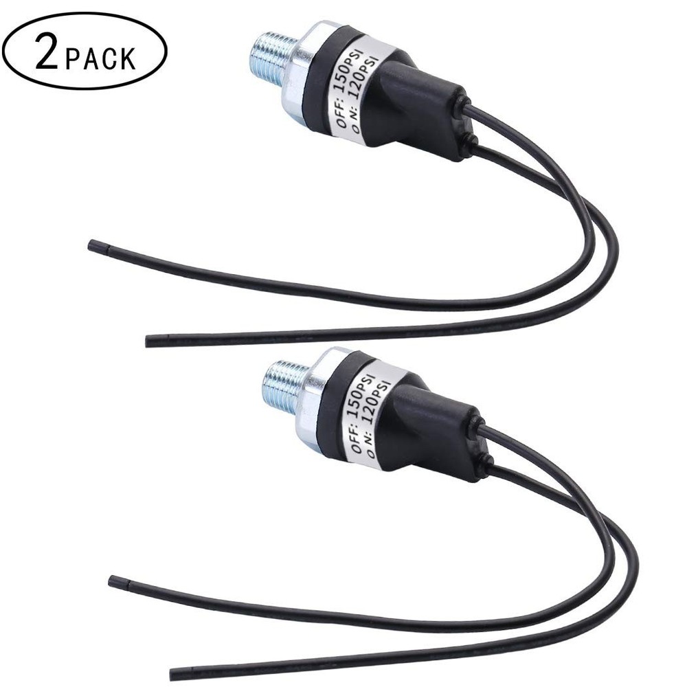 Versatile 120V AC/DC Pressure Switch for Efficient Air Control - 100,000 Cycles