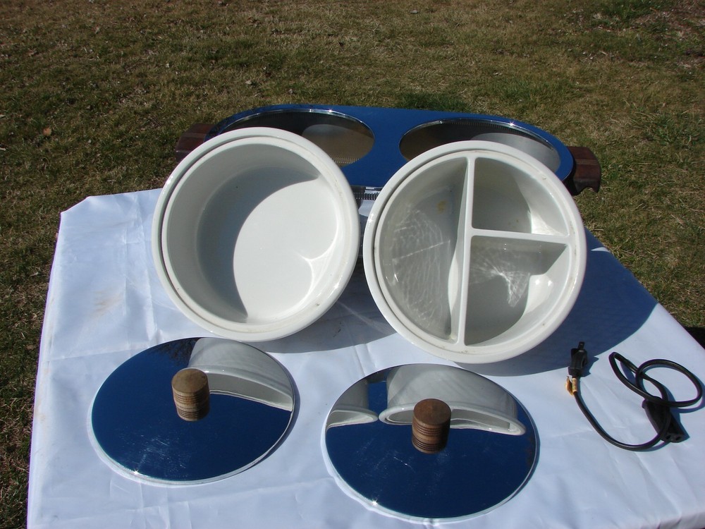 1934 Manning Bowman Buffet Server!! Complete!!