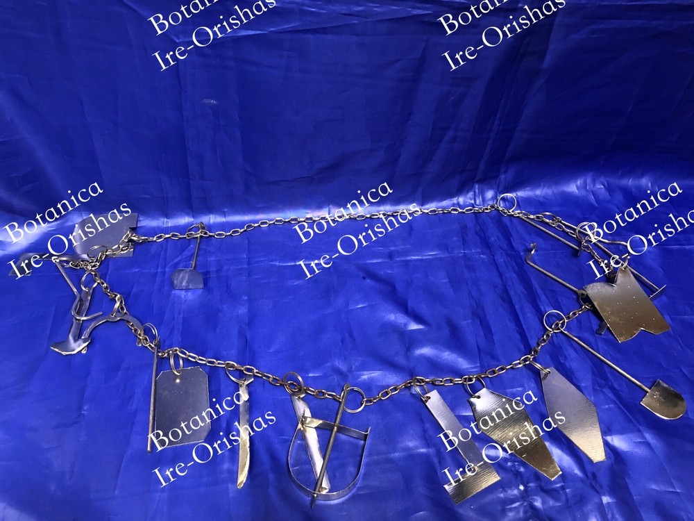 CADENA DE ACHABA MEDIANA PARA OGUN OGGUN RELIGION YORUBA