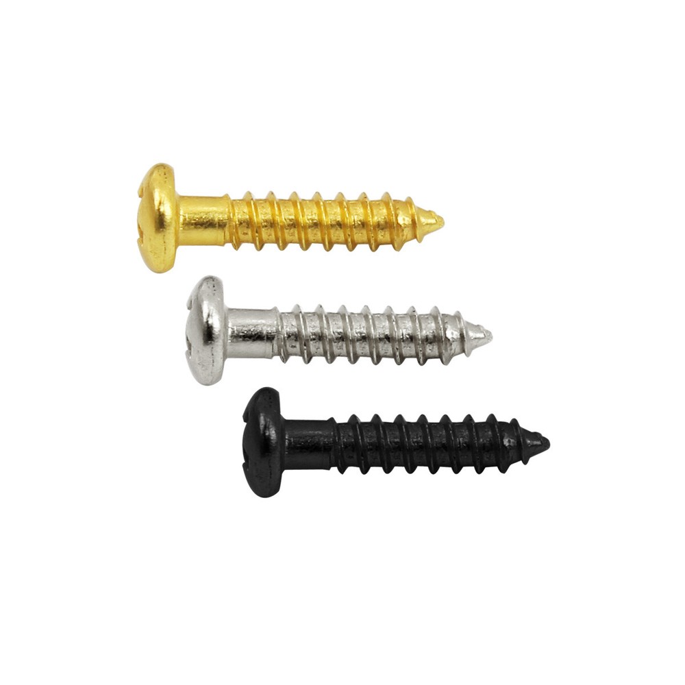 Pack of 20pcs Round Head Screws Guitar String Locking Nut Mounting Screws String
