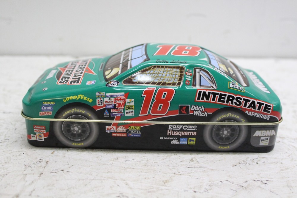 Bobby Labonte 18 Metal Tin Palmer NASCAR - TIN ONLY (EMPTY)