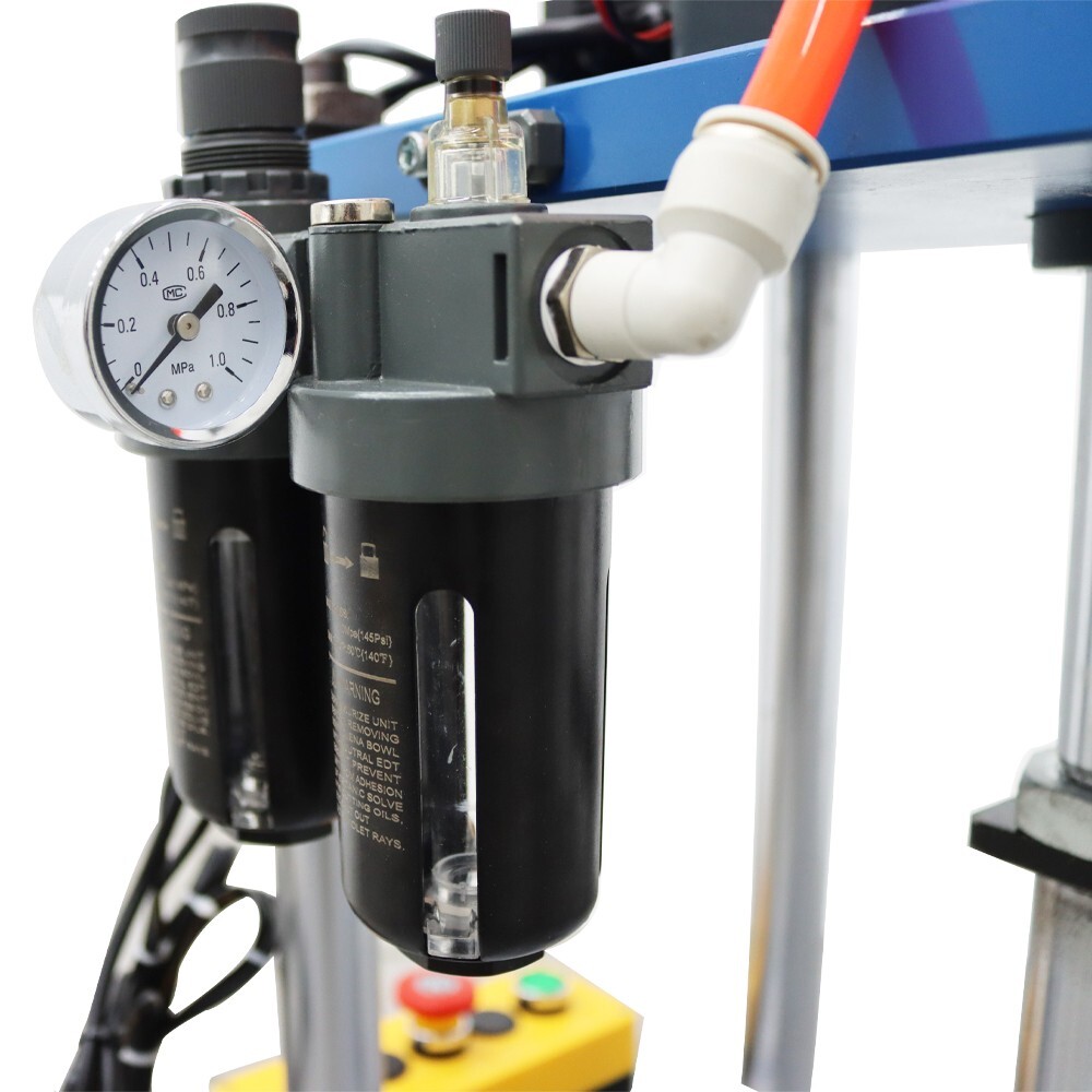 110V 2866Lbs Pneumatic Punch Press Machine w/Display Controller 0.98" Hole Dia.