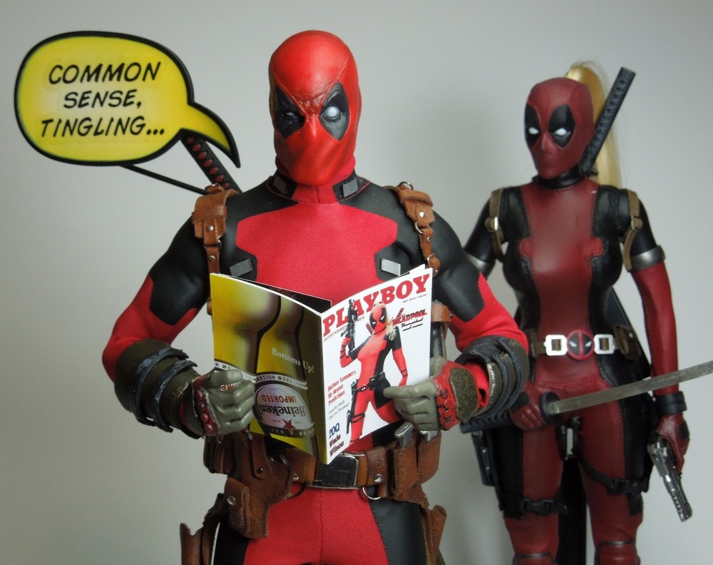 1/6 Scale Custom Playboy - Lady Deadpool - full interior, Deadpool Wade Wilson