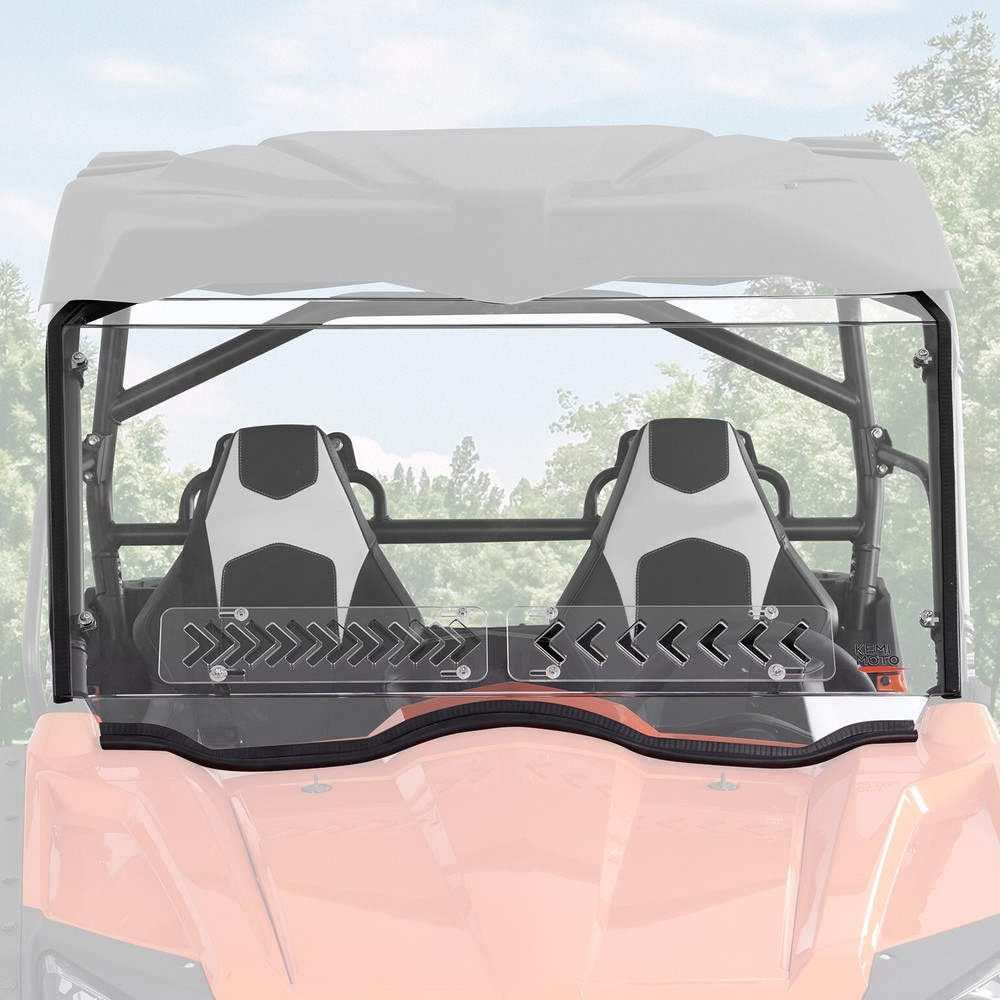 UTV Vented Front Windshield+Soft Upper Door for CFMOTO ZFORCE 800/1000 2018-2022