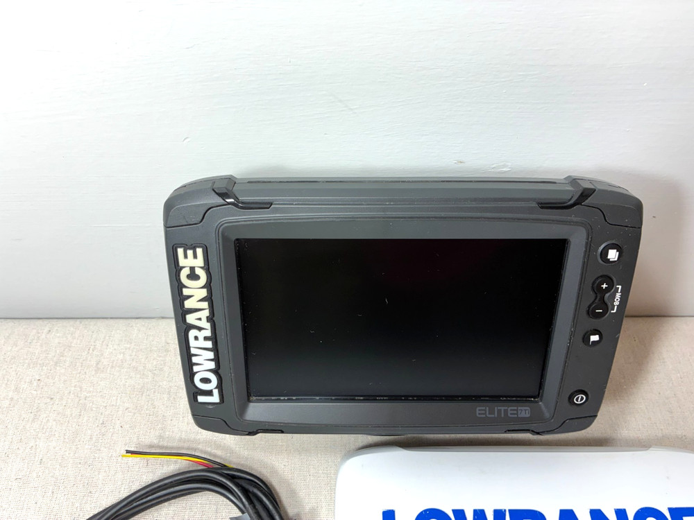 Lowrance Elite-7 TI 7" Fishifinder Chartplotter Tested/Warranty!
