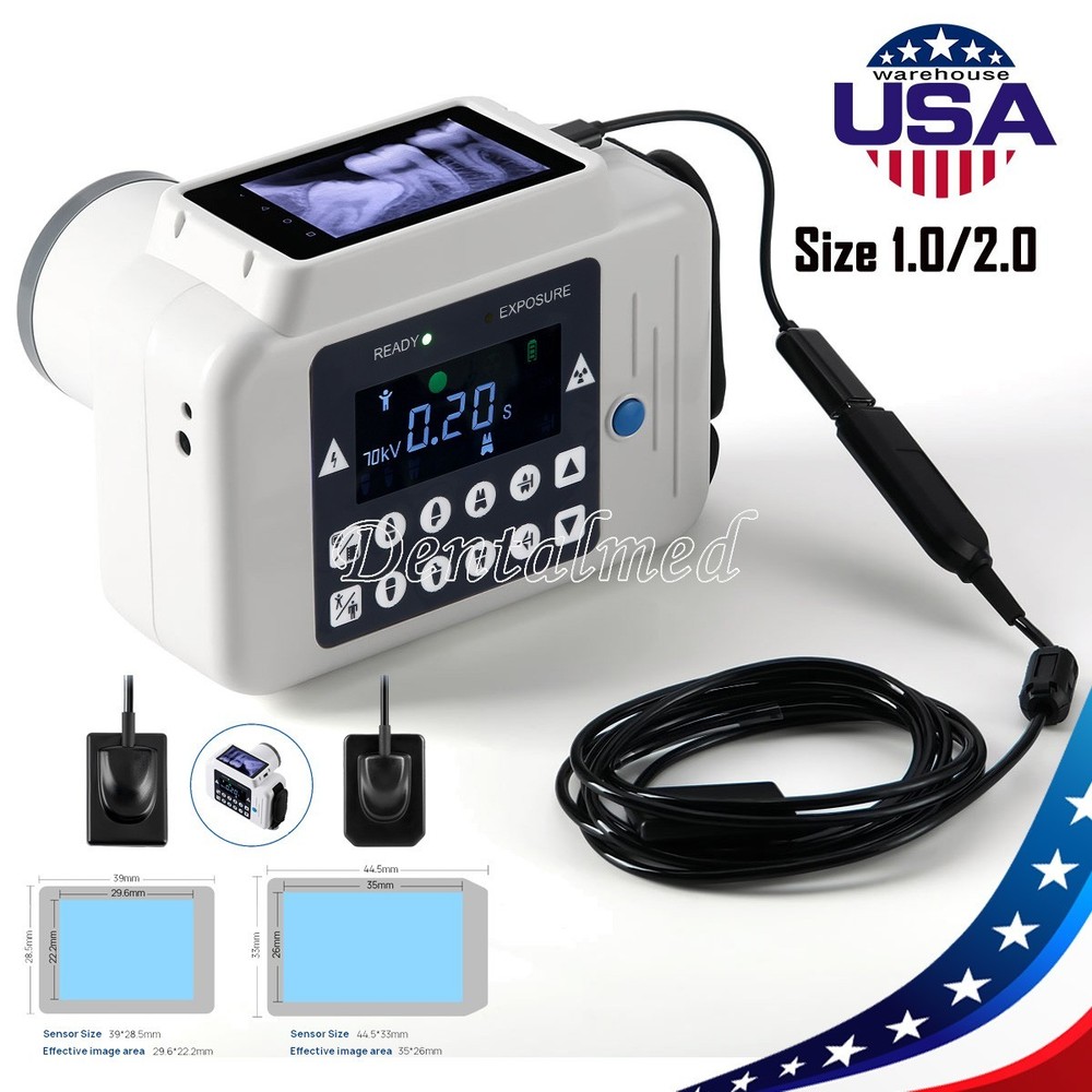 Dental X Mobile Unit System Ray Digital Machine Frequency no Shield+Sensor 1/2.0