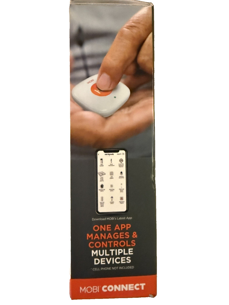 NEW MOBI Smart Emergency Alert Button Personal Support System Help Assistance Wt
