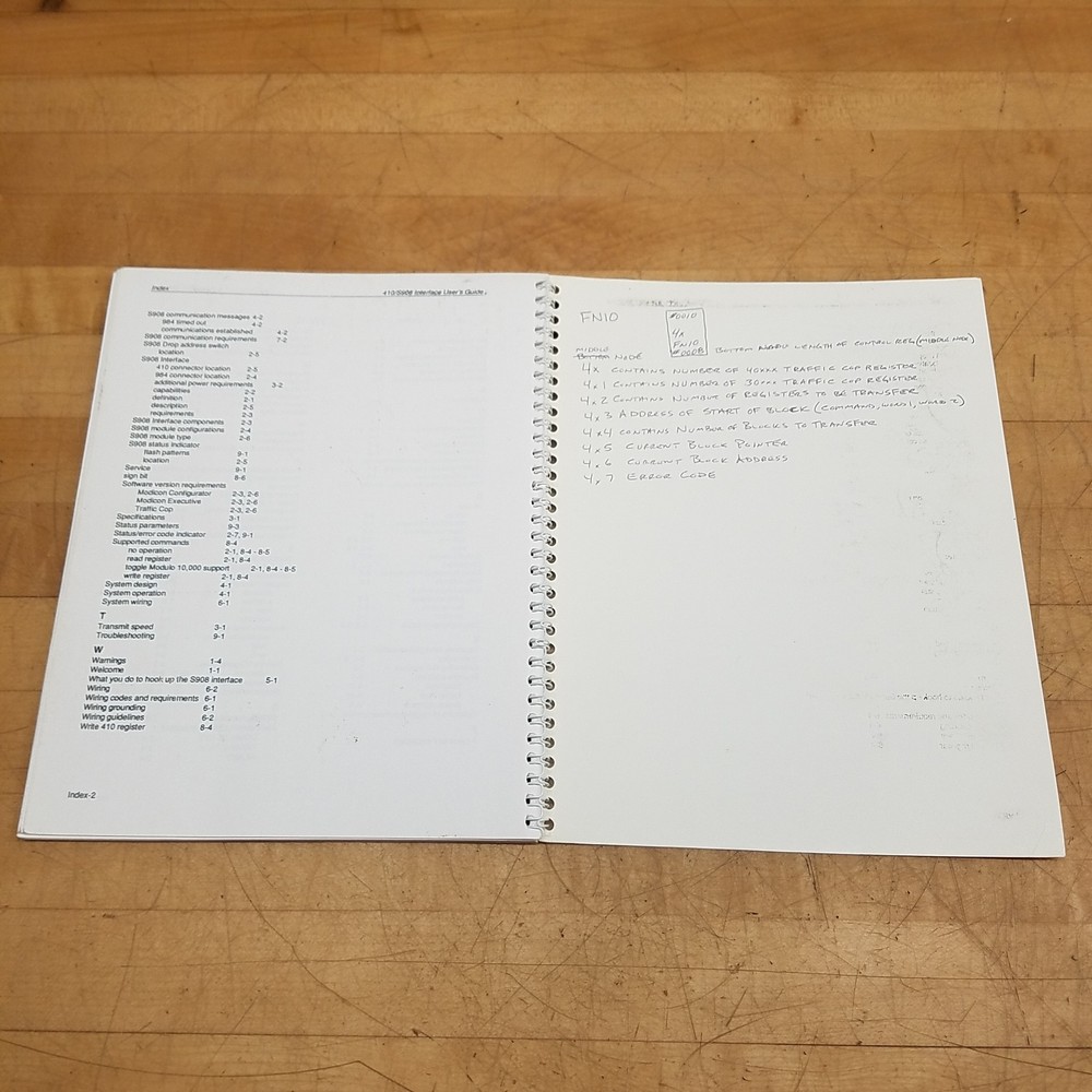 AEG 2000-0086 410/S908 Interface User's Guide - USED