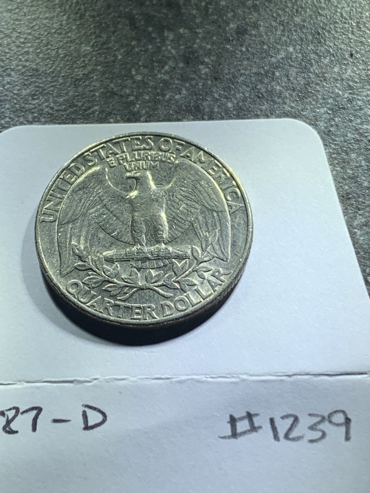 1987-D 25C Washington Quarter(#1239)