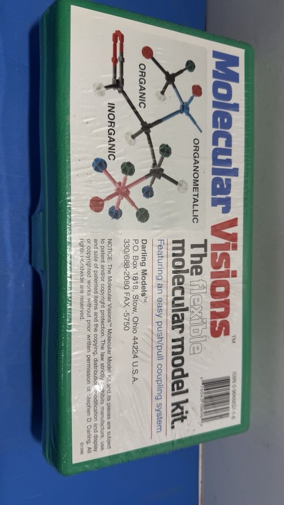 🧪 Molecular Visions Flexible Molecular Model Kit – Darling Models – NEW SEALED