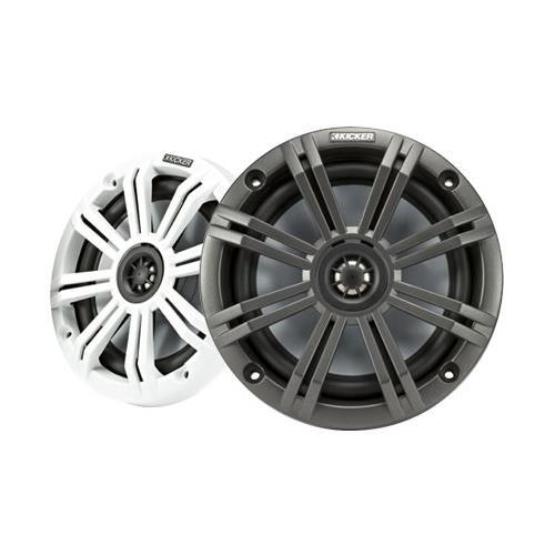Kicker White Bulk Packaging Marine 6.5" 4Ohm Coaxial Speaker Bundle - 4 Speakers