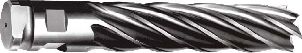 2" Heavy Duty End Mill, HSS, 6-Flute, 2" Shank, by MDX