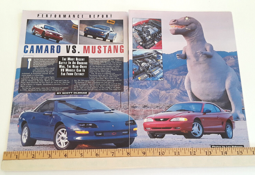 1994 CAMARO Z28 vs. 1994 MUSTANG GT ORIGINAL ARTICLE