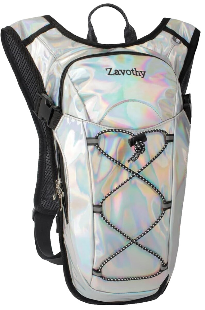 Zavothy Reflective Pearl Hydration Backpack 2L Hydration Bladder Not Included