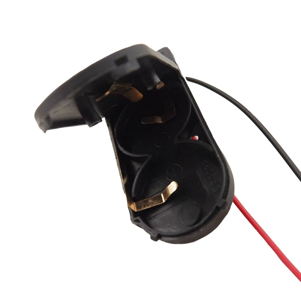 CR2032 X 2 Button Coin Cell Battery Holder Case Box with on/off Switch Wire Lead
