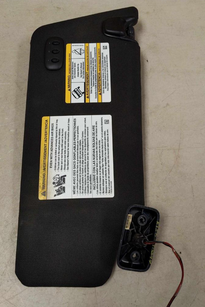 2011-2014 Ford F150 Left Driver Side SunVisor Black