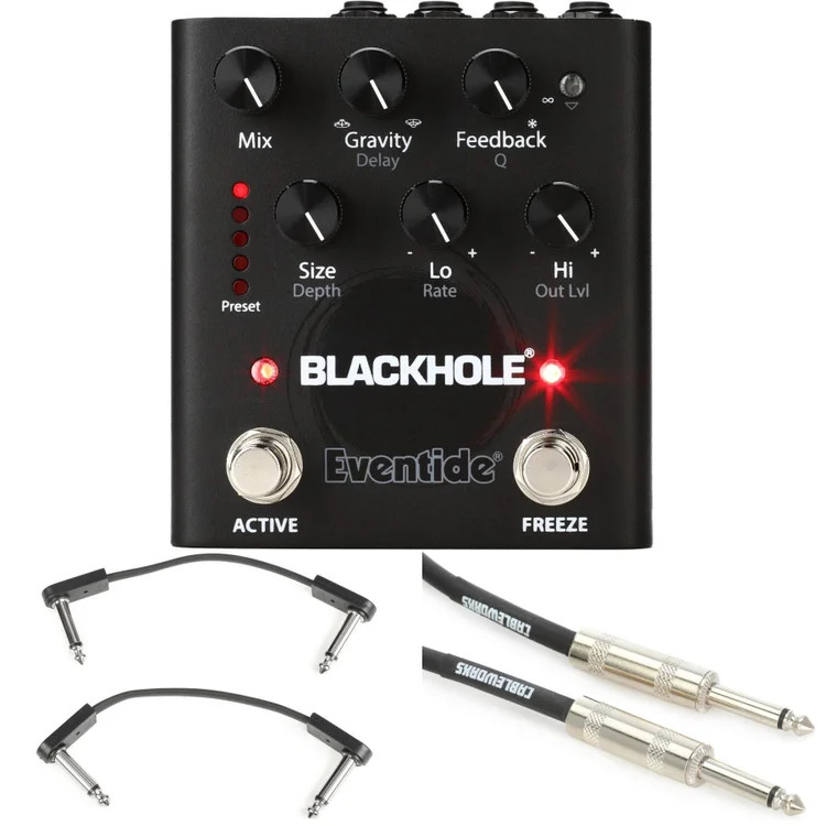 Eventide Blackhole Reverb Pedal - Cable Bundle