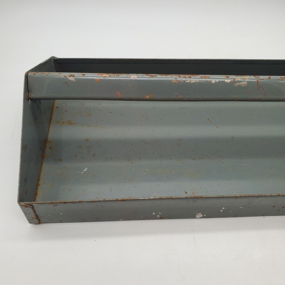 Metal Tool Box Gray Used Replacement Tray 18.5" tool box