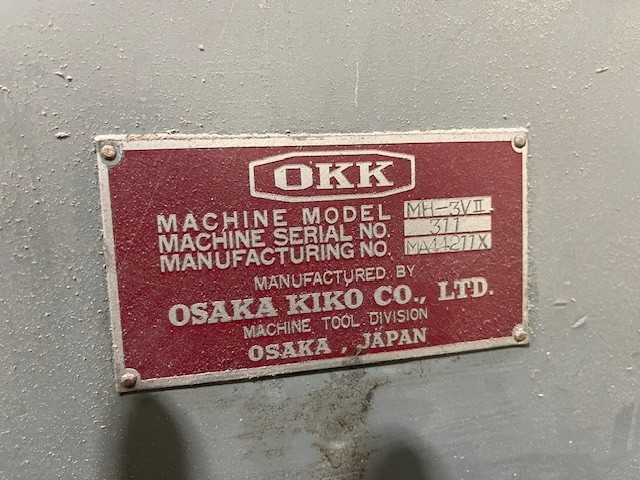 OKK MH-3P Horizontal Mill With cutters