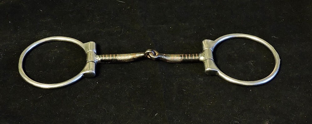 5" Stainless Steel Offset-D Snaffle Bit